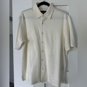 rag & bone Cream Casual Button Down Shirt